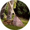 Elements Plastic Leaf Rake (wooden handle) Elements Plastic Leaf Rake (wooden handle)
